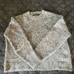 Jenni Kayne Speckled Knit Sweater - Heathered Pink & Multicolor Fleck